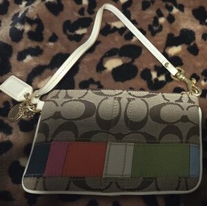 Coach colorful wristlet